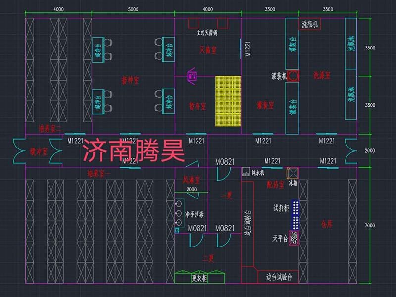 1000平米哔咔漫画APP官网进入室平面设计图